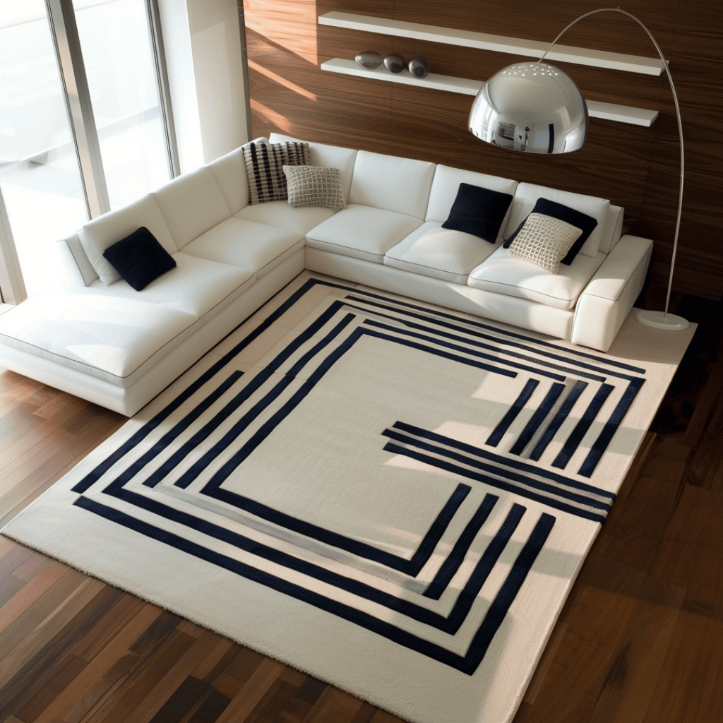 Natural Handmade White Area Carpets & Rugs