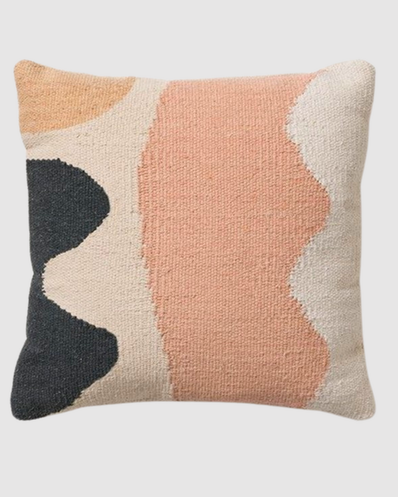 Cotton Handwoven Cushion Cover-Sidewaves