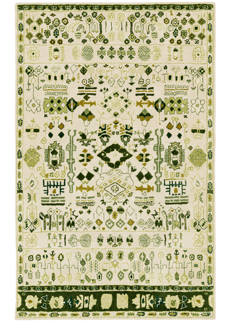 Wool Handtufted Carpet _  Meadow Empress