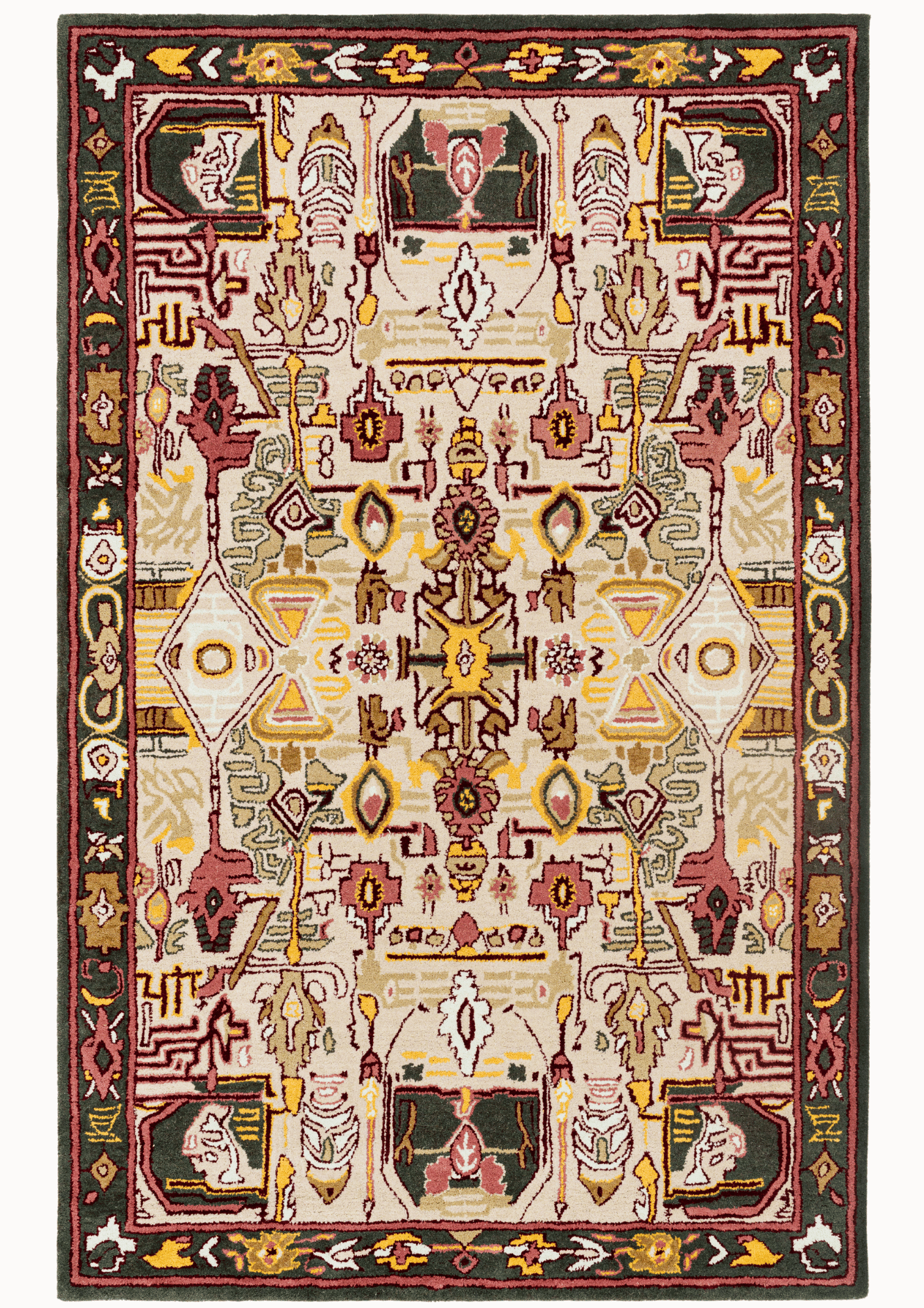 Wool Handtufted Carpet : Sphinx’s Path – HummingHaus