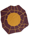 Round Woolen Handtufted Carpet _ Rayon d'Or