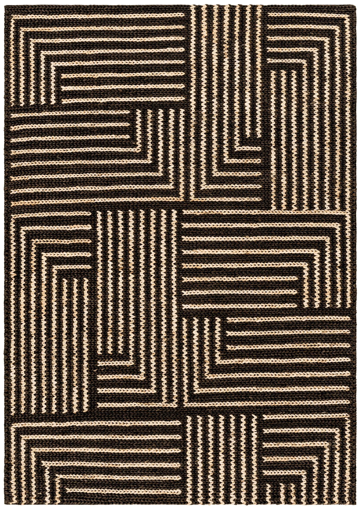Hemp Hand Woven Rug _ Sparta Stripes – HummingHaus