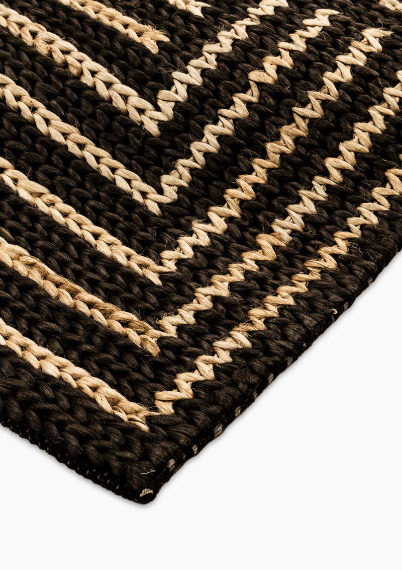 Hemp Hand Woven Rug : Sparta Stripes