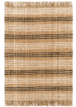 Hemp Hand Woven Rug : Frontier Fringe