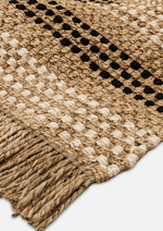 Hemp Hand Woven Rug : Frontier Fringe