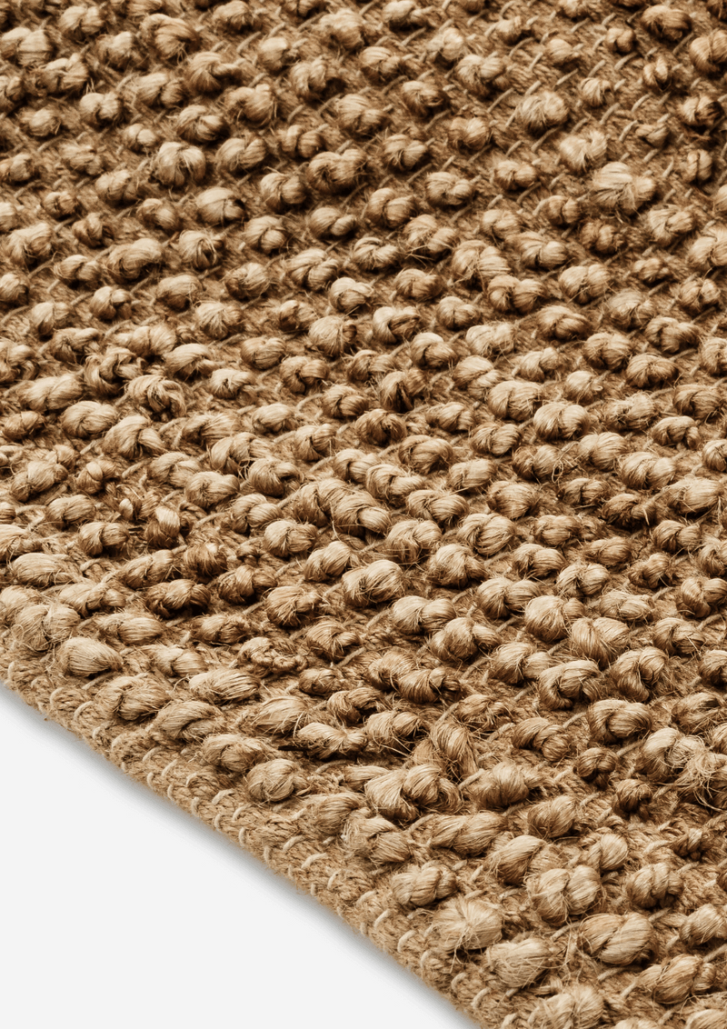 Hemp Hand Woven Rug - Natural Loop