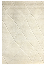 Wool Hand Knotted Moroccan Carpet : Wave