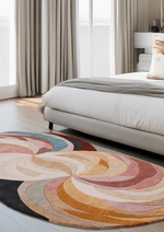 Wool Handtufted Carpet _ Vintage Whirl