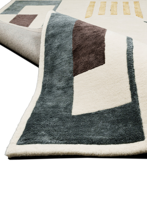 Wool & Viscose Handtufted Carpet _ Archaeo
