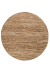 Hemp Handwoven Rug _ Round Yu Sumak