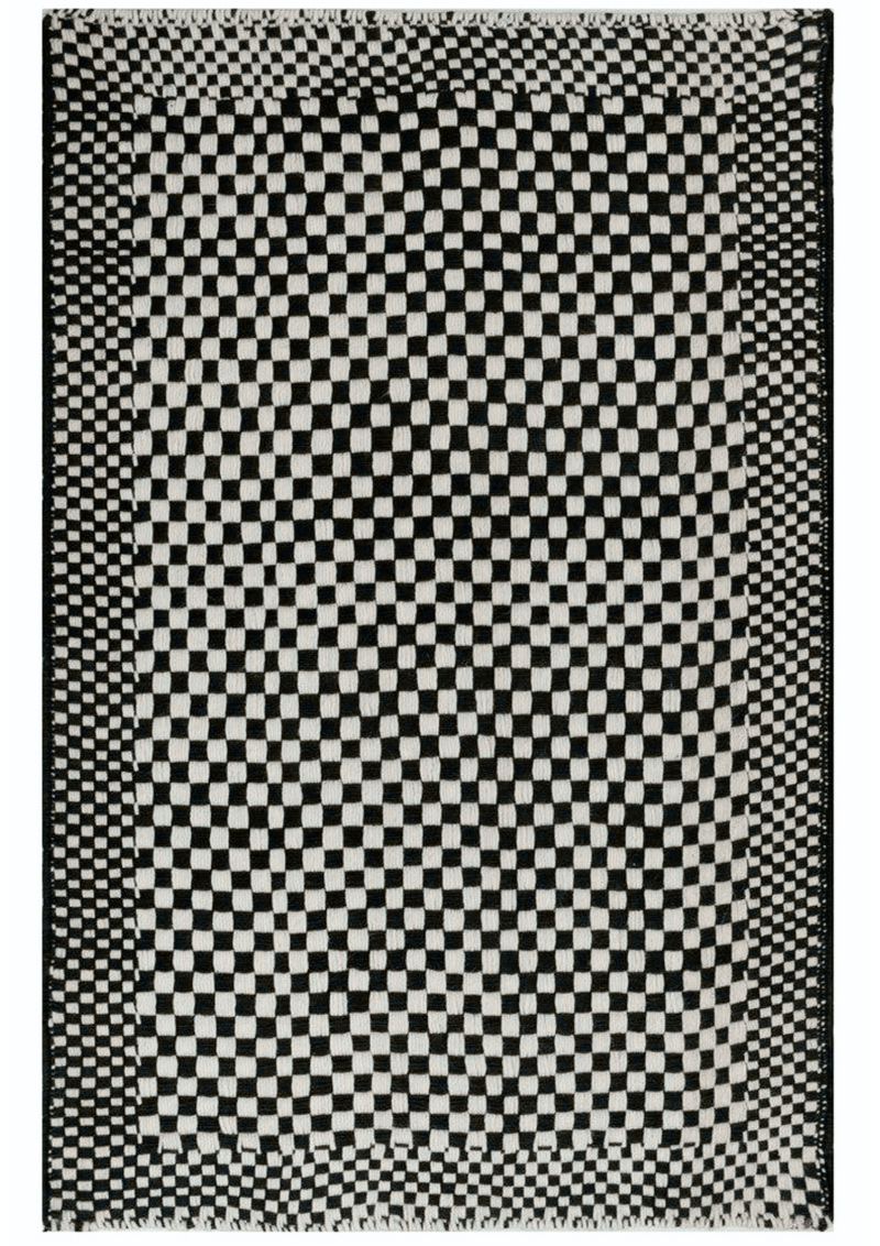 Woolen Hand Woven Rug-Chess