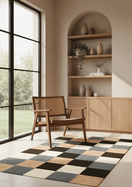 Hemp Handwoven Rug_ Rutan