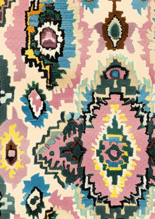 Wool Handtufted Carpet _ Bohemian Rhapsody