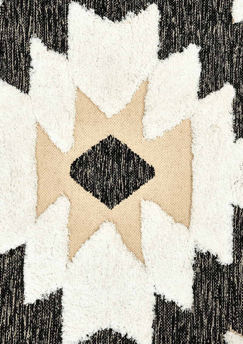 Cotton & Wool Hand Woven Rug_ Miti