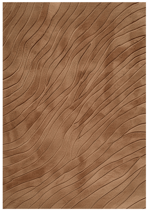 Wool Hand-Tufted Carpet in Dusky Mocha Mousse | Luxurious Handmade Rug | Pantone Color of The Year 2025