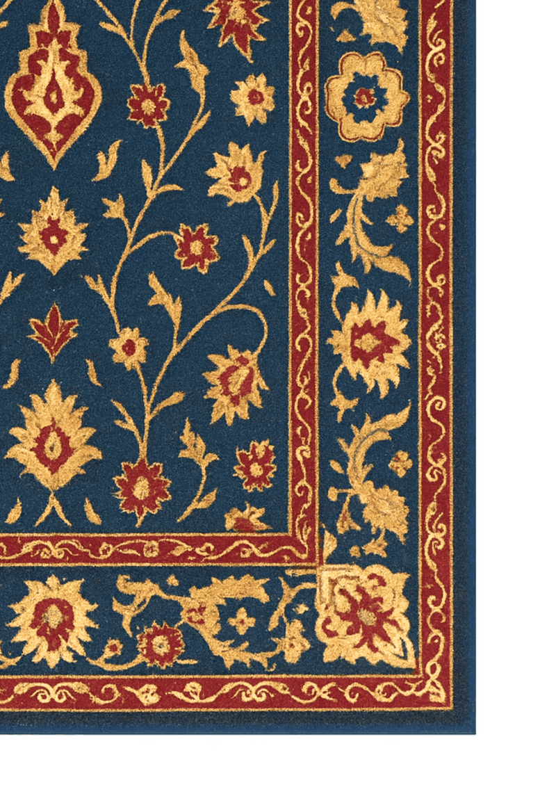 HummingHaus Neel Vilas handmade woolen carpet for living room décor