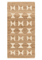 Desginer Area Rug Natural & White 