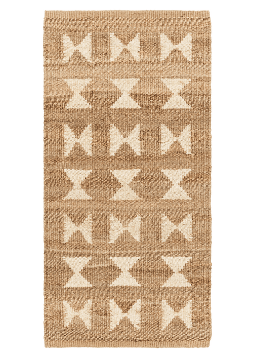 Desginer Area Rug Natural & White 