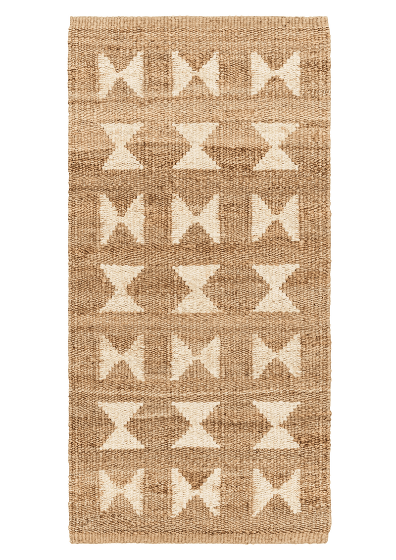 Desginer Area Rug Natural & White 