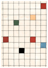 Wool Handtufted Carpet _ Coastline Grid_Area Carpets &Rugs