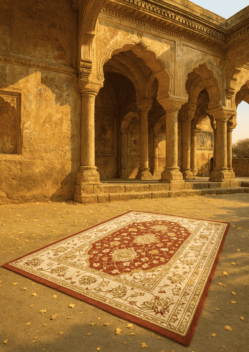 Woolen Area Handtufted Carpet - Traditional Rugs