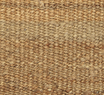 Hemp Handwoven Rug : Natural Panja Round