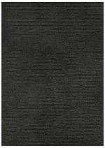 Hemp Handwoven Rug_ Ribbon Black