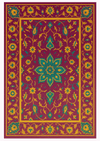 Luxury handmade floral wool rug – Rajvilas by HummingHaus