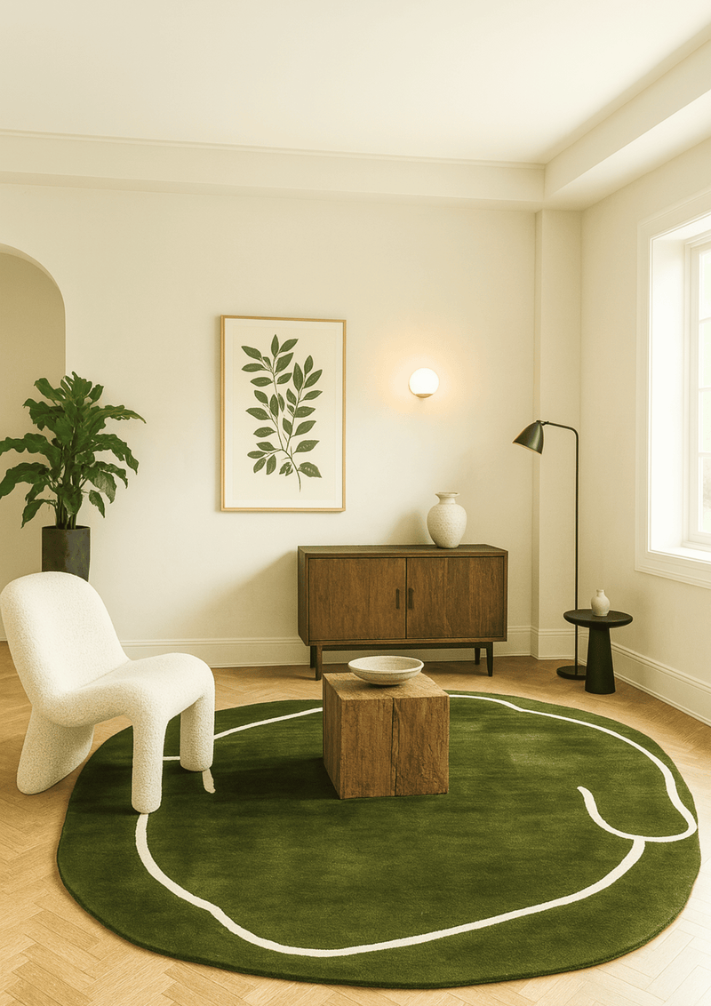 Wool Handtufted Carpet _ Élan Brut