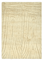 Woolen Handknotted Moroccan Carpet - Wave