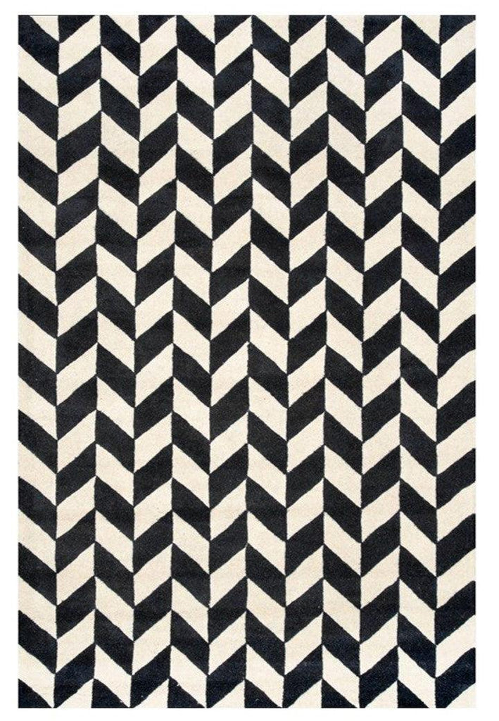 Wool HandTufted Carpet _ Axel Chevron