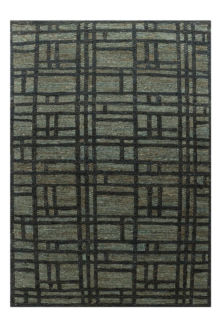 Hemp Hand Knotted Moroccan Carpet - Maze