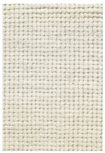Woolen Handwoven Rug_Loop White