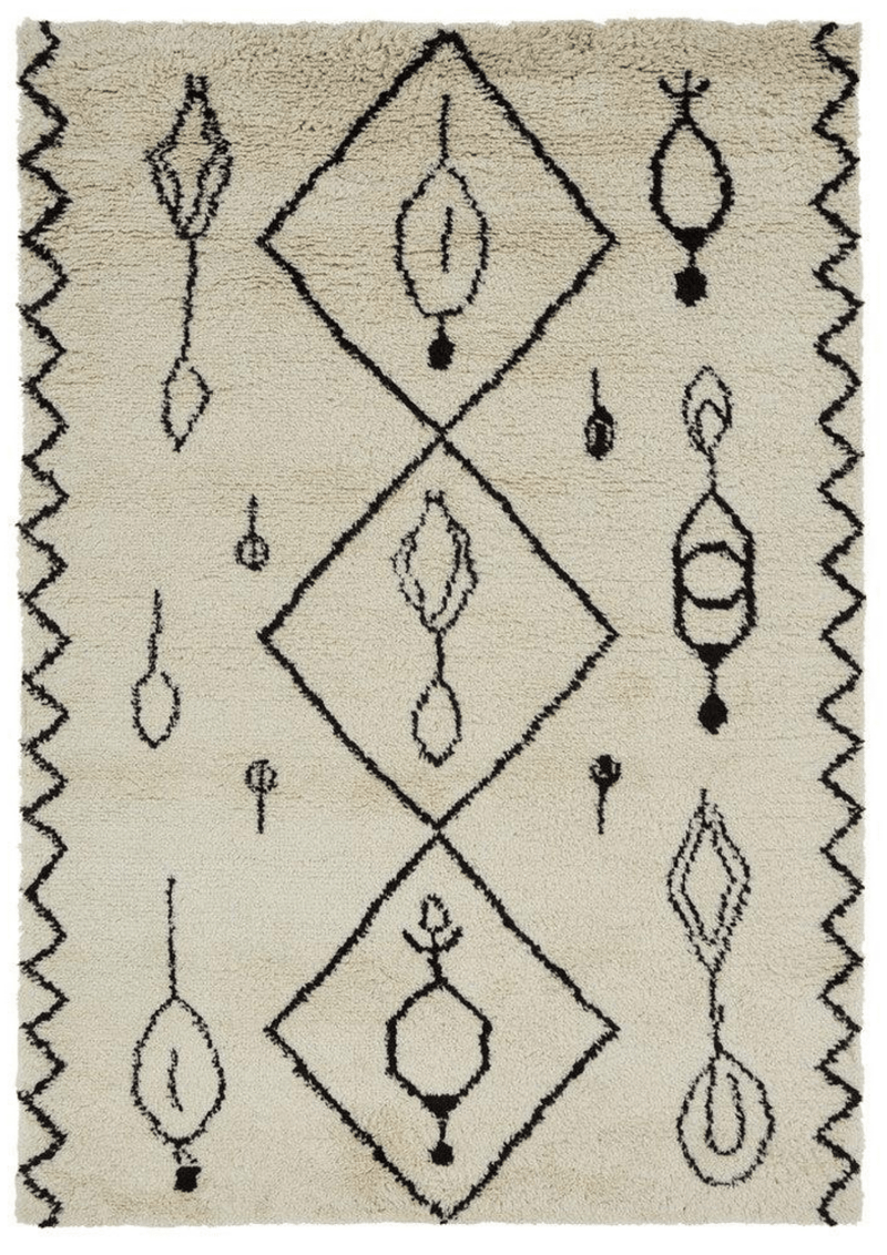 Wool Hand Knotted Moroccan Carpet_Perry