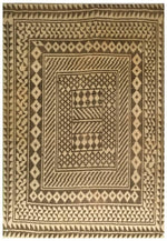 Wool Hand Knotted Moroccan Carpet : Antique Berber