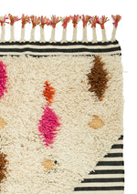 Wool HandKnotted Carpet_Moroccan Desert Pink - HummingHaus
