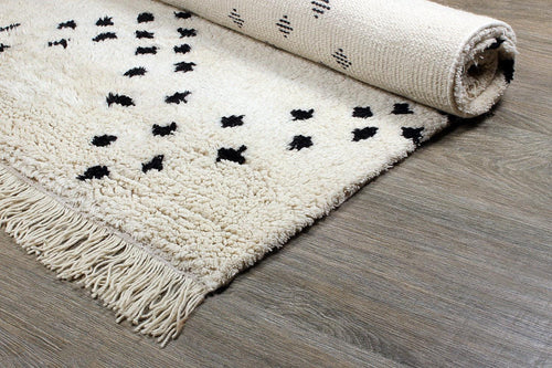 Moroccan - Beni Wool (New Zealand) Hand Knotted
