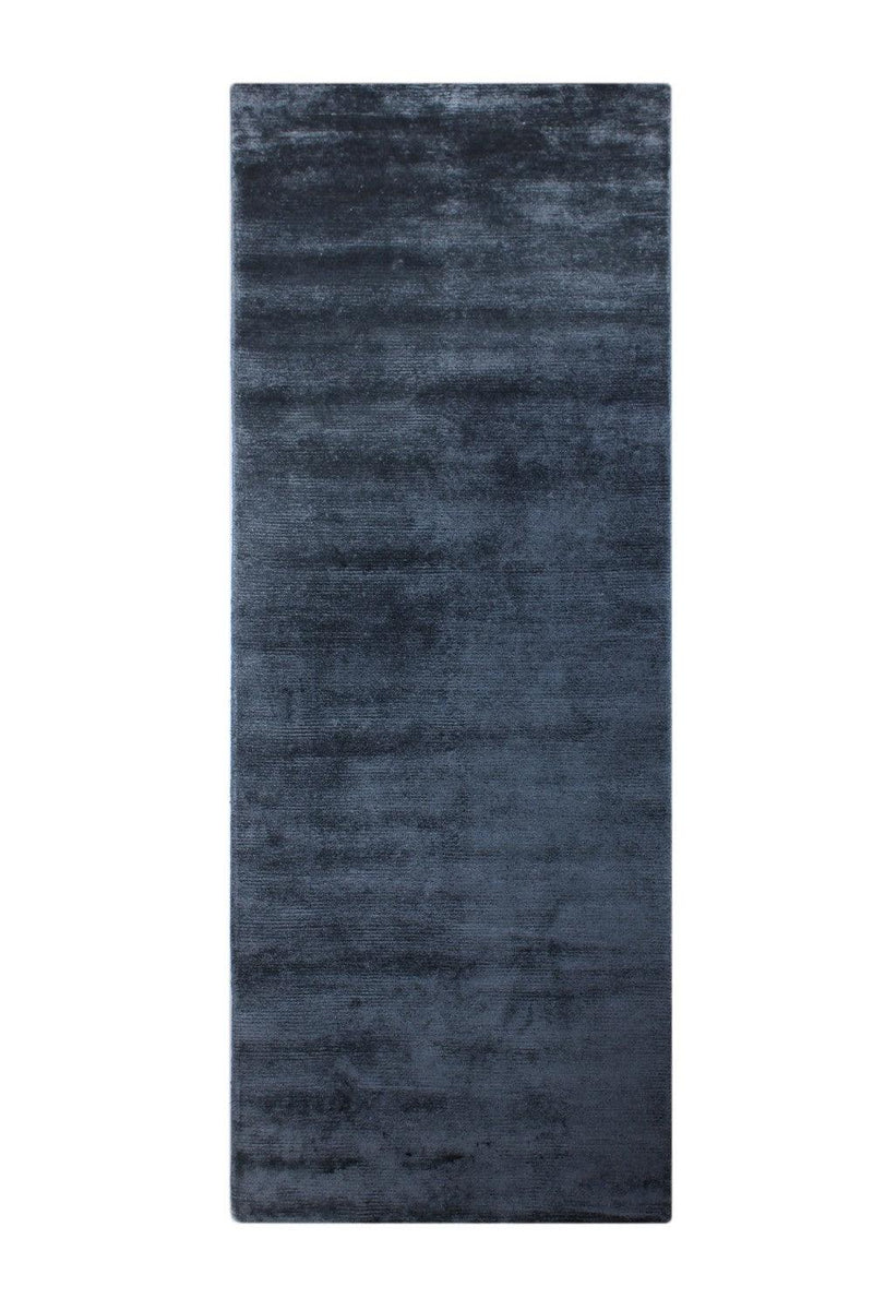 Viscose HandKnotted Carpet_ Parallel Wrap Prince Blue