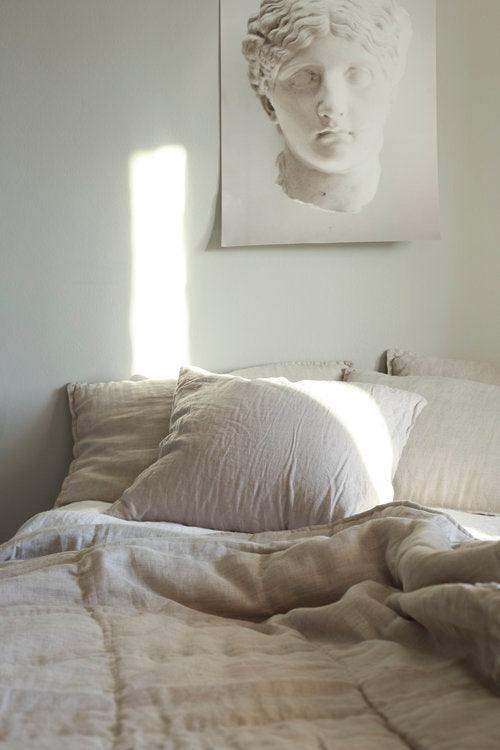 Natural Linen Bedspread