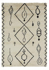 Wool Hand Knotted Moroccan Carpet : Perry