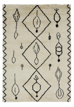 Wool Hand Knotted Moroccan Carpet : Perry
