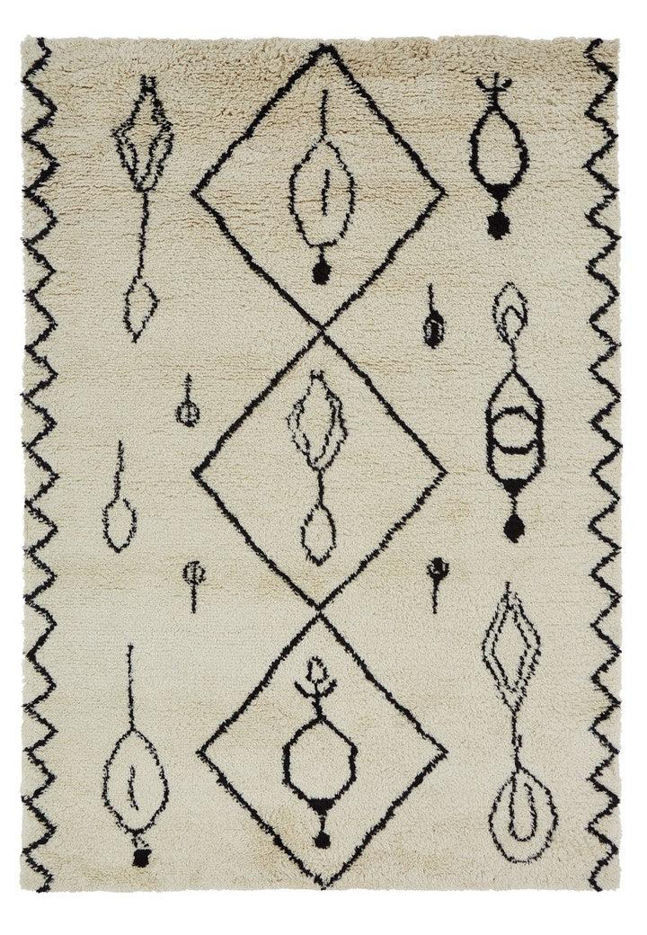 Wool Hand Knotted Moroccan Carpet : Perry