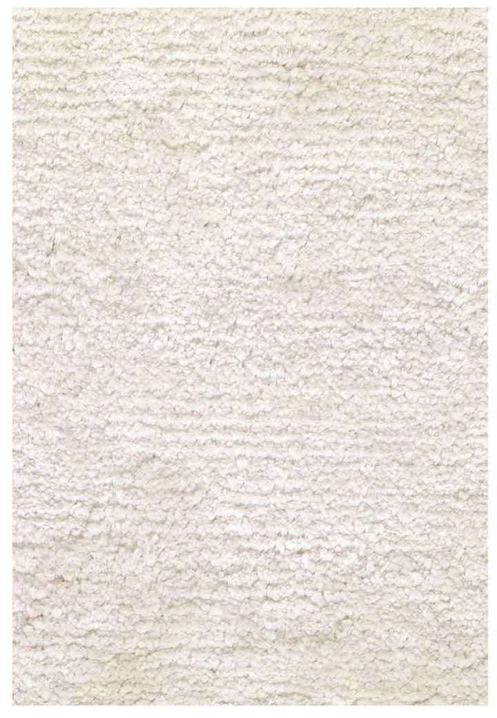 Viscose HandKnotted Carpet_ Pile White