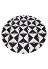 Wool Handwoven Dhurry_Round Star