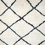 Moroccan-Diamond Zig Zag Wool (New Zealand) Hand Knotted