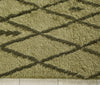 Wool Hand Knotted Moroccan Carpet_Juniper Olive Beni