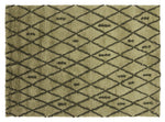 Wool Hand Knotted Moroccan Carpet : Juniper Olive Beni