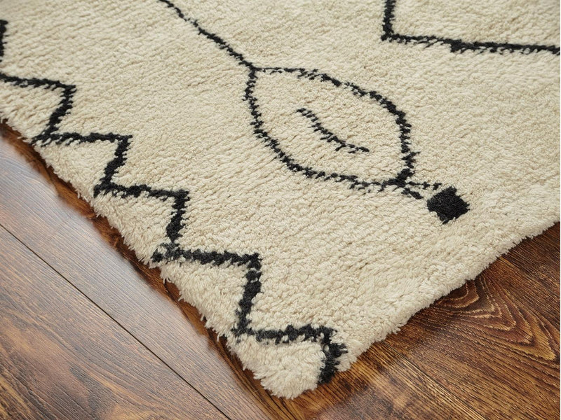 Wool Hand Knotted Moroccan Carpet : Perry