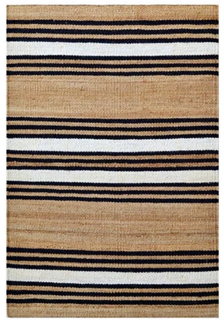 Hemp Hand Woven Rug _ Stripe Estelle – HummingHaus
